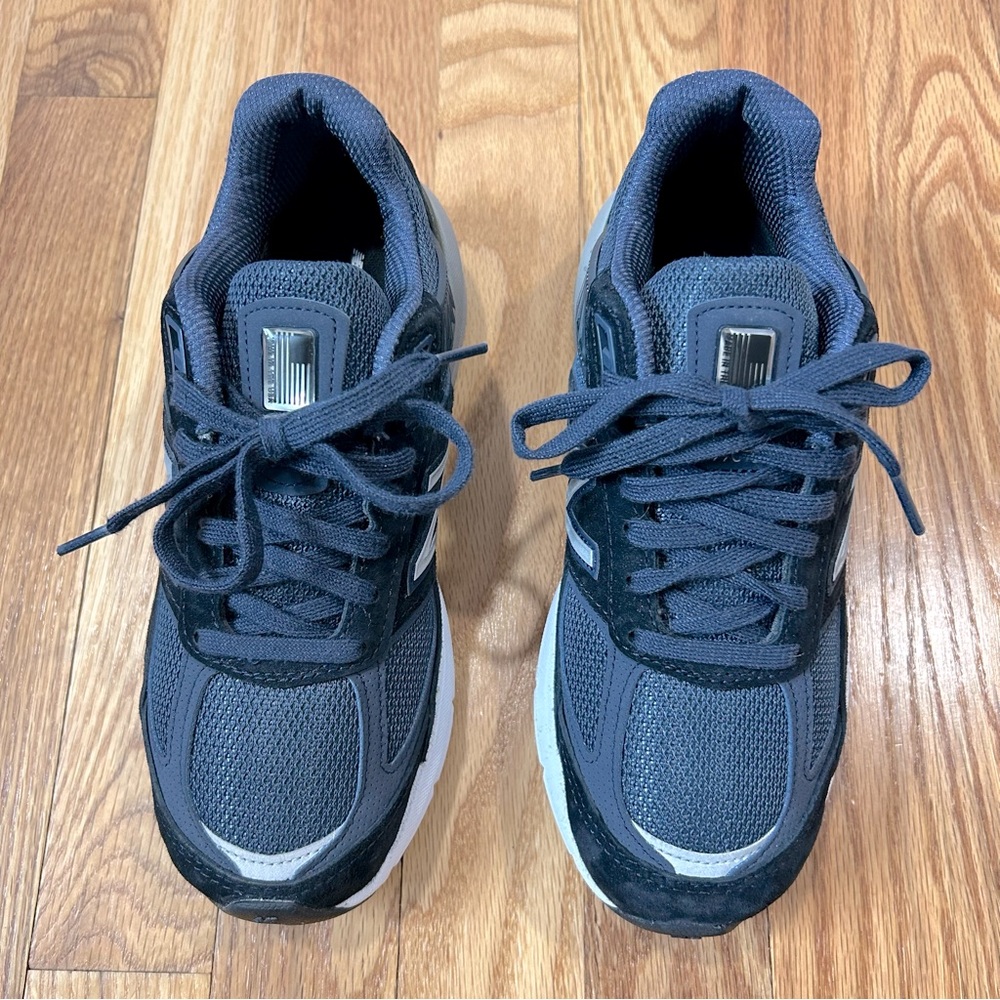 Women’s New Balance 990v5 Suede Leather Navy Blue New NIB Size 5.5 - Picture 7 of 14